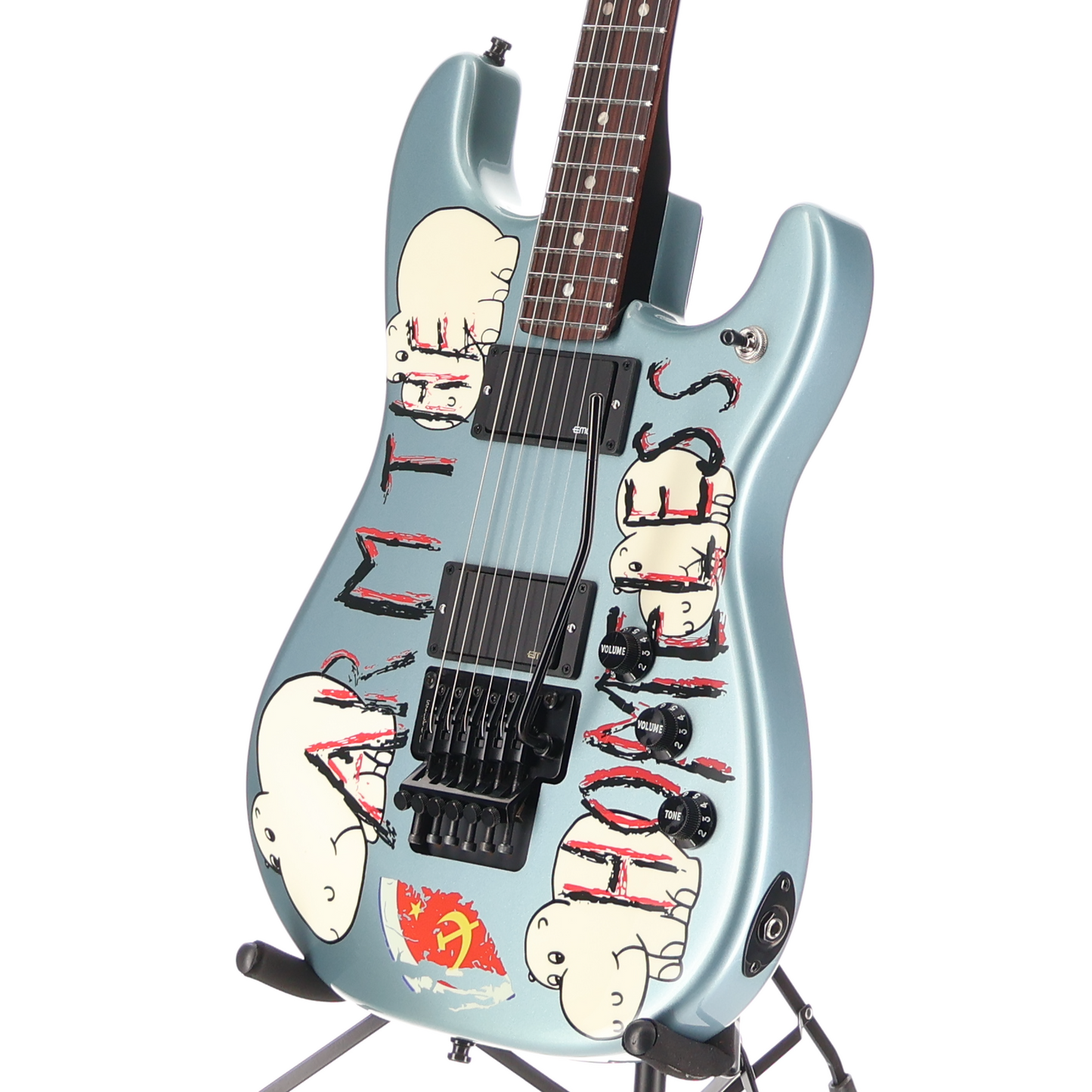 Fender Tom Morello "Arm The Homeless", Rosewood Fingerboard, Blue Ice Metallic (F8) (00098)