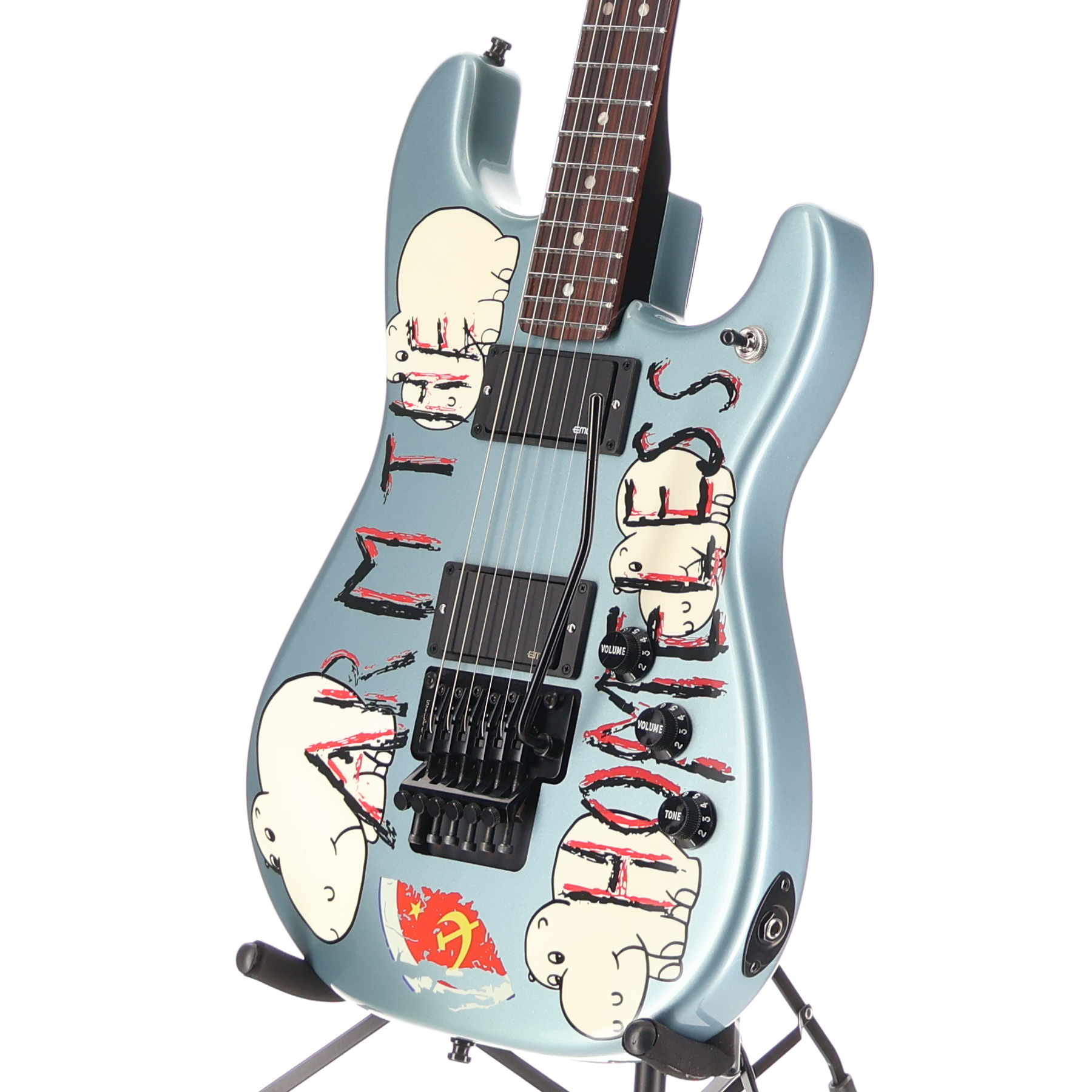 Fender Tom Morello "Arm The Homeless", Rosewood Fingerboard, Blue Ice Metallic (F8) (00098)