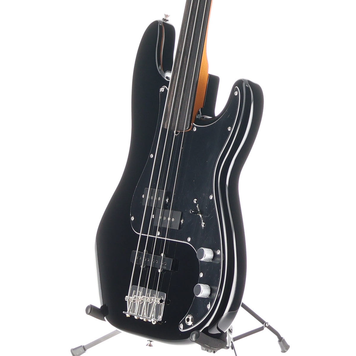 Fender Tony Franklin Fretless Precision Bass, Ebony Fingerboard, Black (H8) (91638)