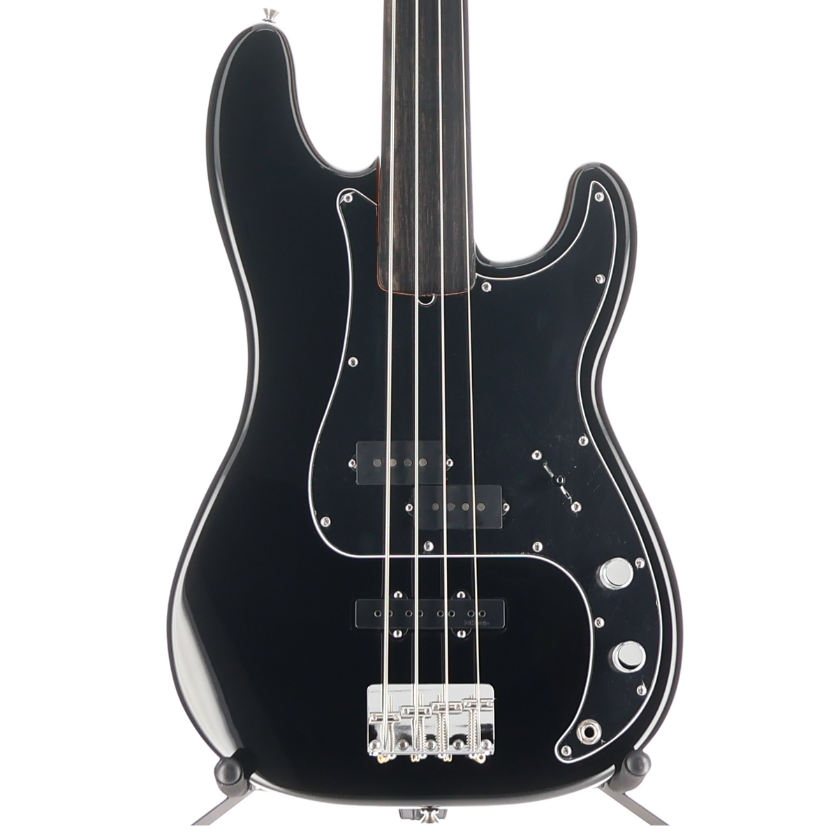 Fender Tony Franklin Fretless Precision Bass, Ebony Fingerboard, Black (H8) (91638)