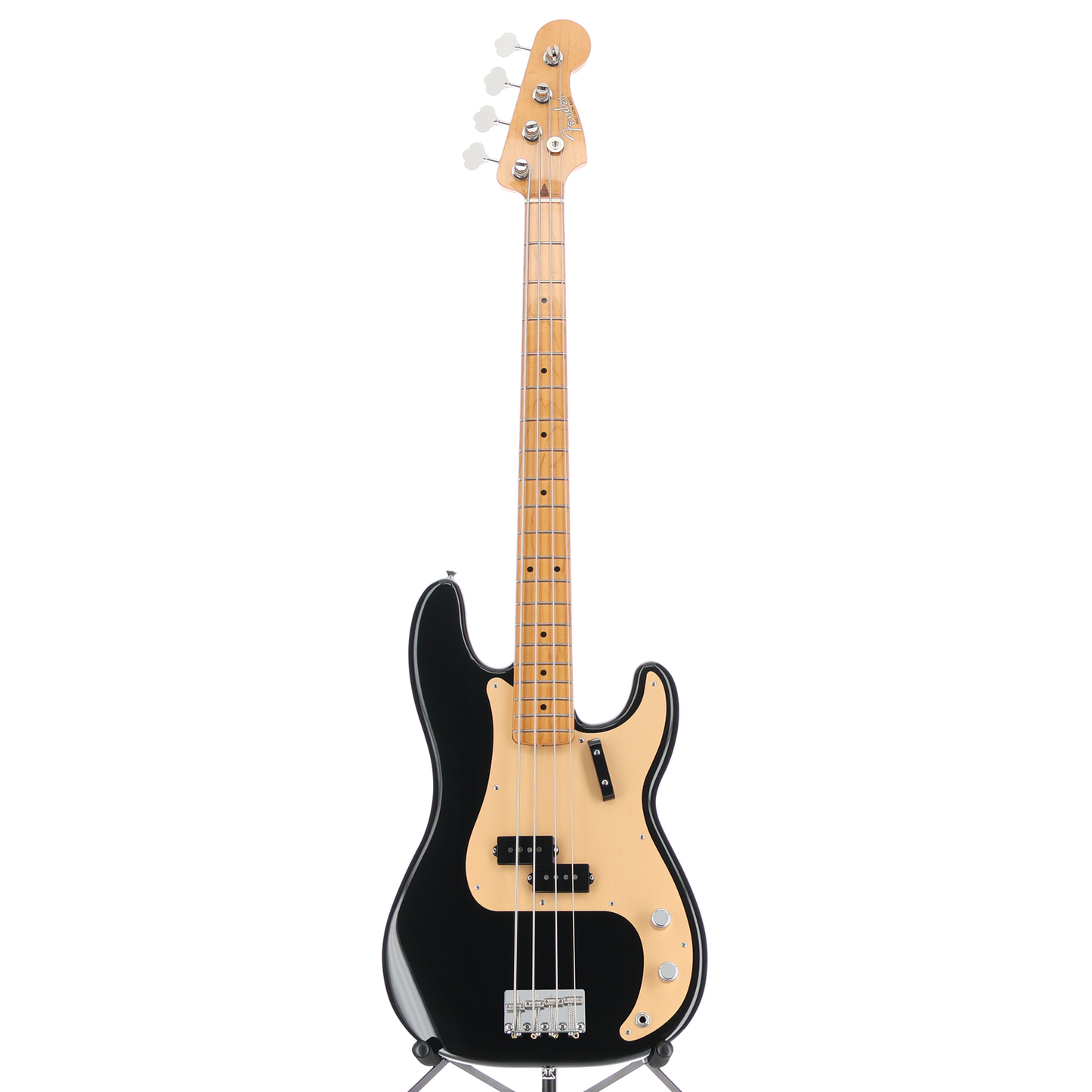 Fender Vintera II '50s Precision Bass, Black, Maple Fingerboard, Professional Setup (AA9) (10685)