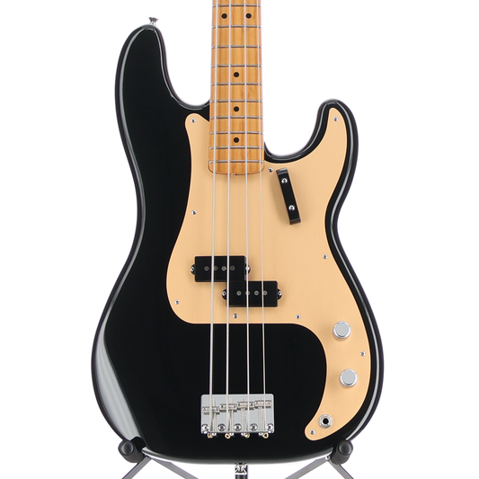 Fender Vintera II '50s Precision Bass, Black, Maple Fingerboard, Professional Setup (AA9) (10685)