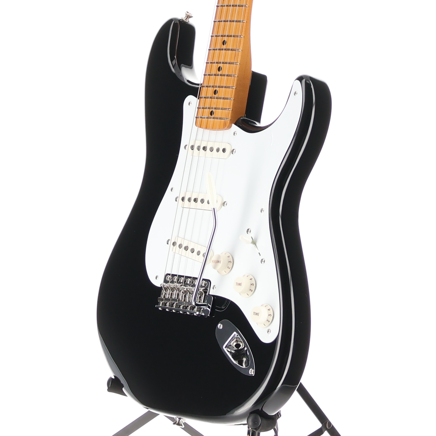 Fender Vintera II '50s Stratocaster, Maple Fingerboard, Black, Professional Setup (I5) (42382)