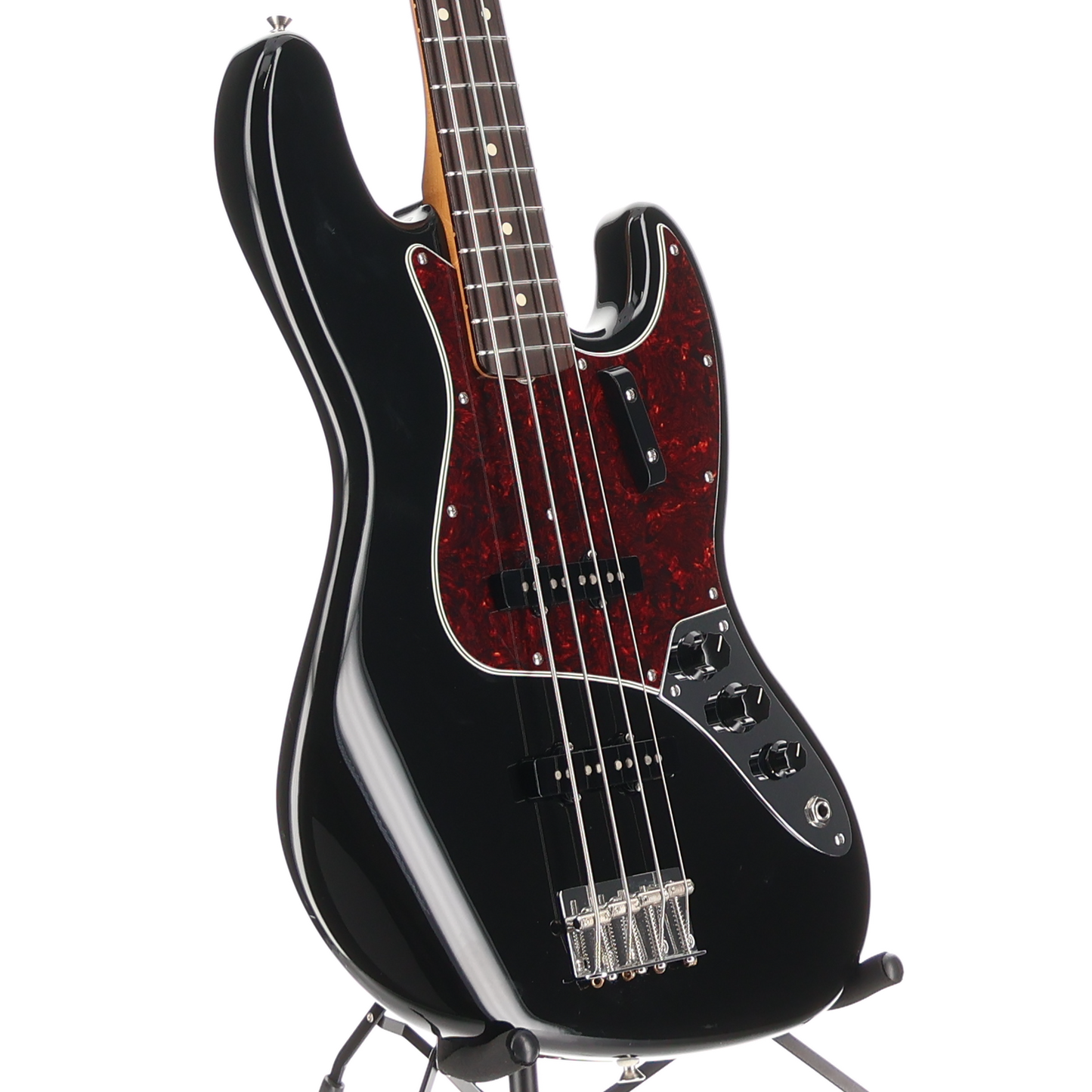 Fender Vintera II '60s Jazz Bass, Black, Rosewood Fingerboard, Plays Great (G3) (08292)
