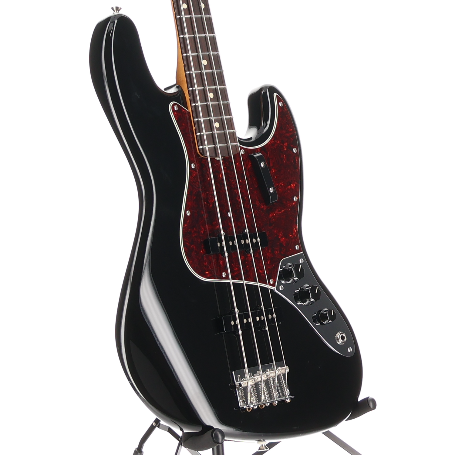 Fender Vintera II '60s Jazz Bass, Black, Rosewood Fingerboard, Plays Great (G3) (08292)