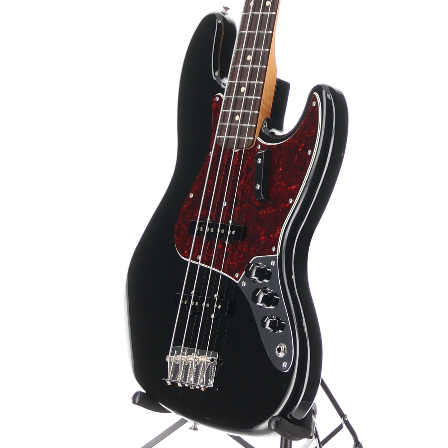 Fender Vintera II '60s Jazz Bass, Black, Rosewood Fingerboard, Plays Great (G3) (08292)