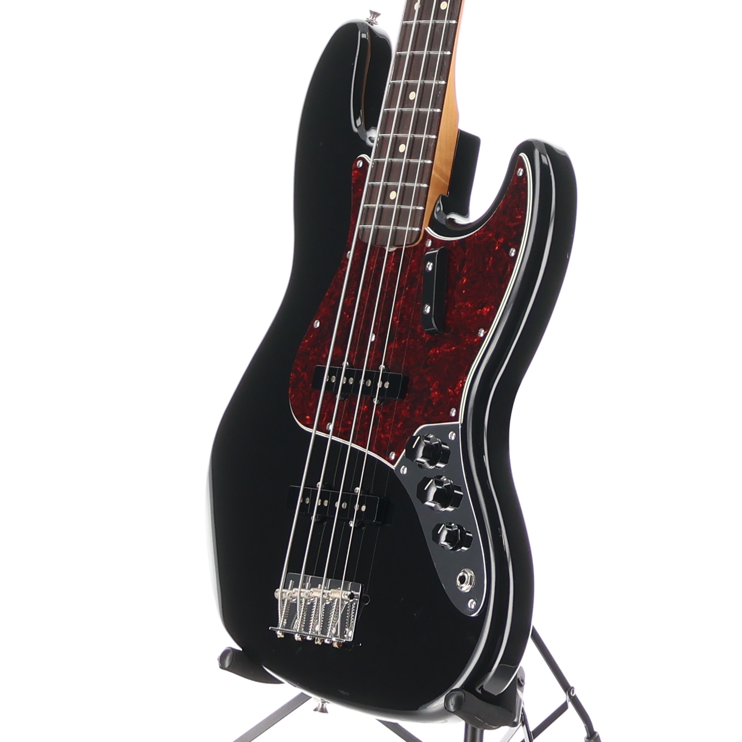 Fender Vintera II '60s Jazz Bass, Black, Rosewood Fingerboard, Plays Great (G3) (08292)