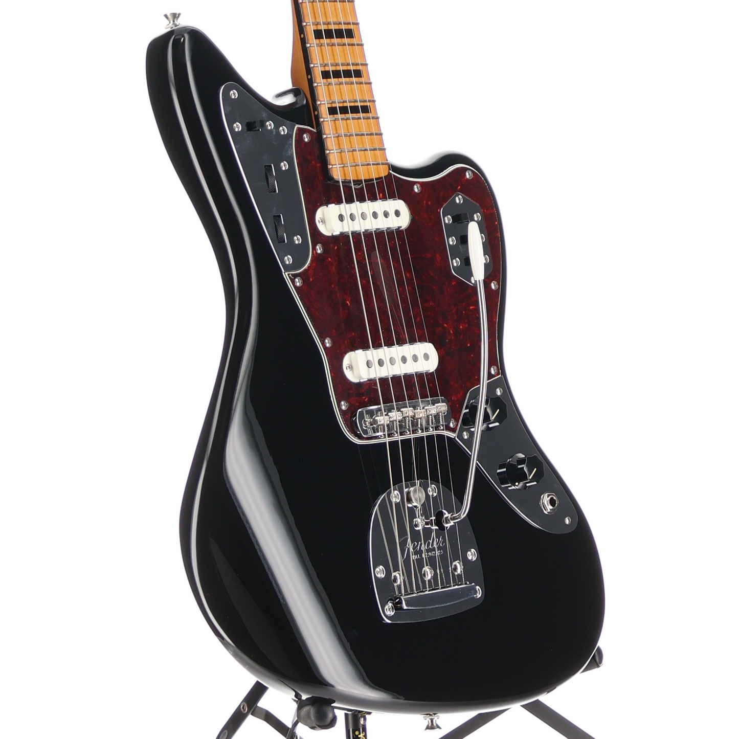 Fender Vintera II '70s Jaguar, Maple Fingerboard, Black (Y2) (71374)