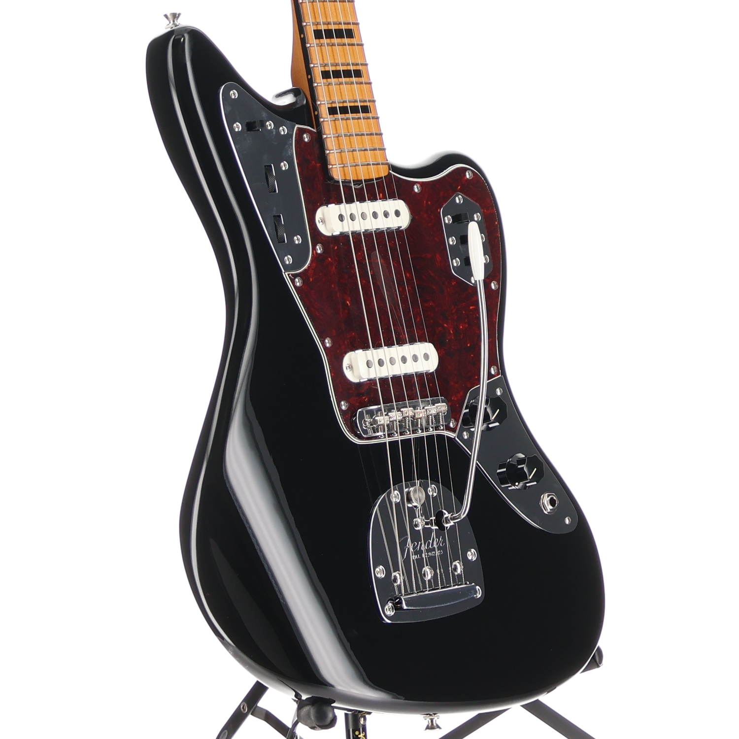 Fender Vintera II '70s Jaguar, Maple Fingerboard, Black (Y2) (71374)