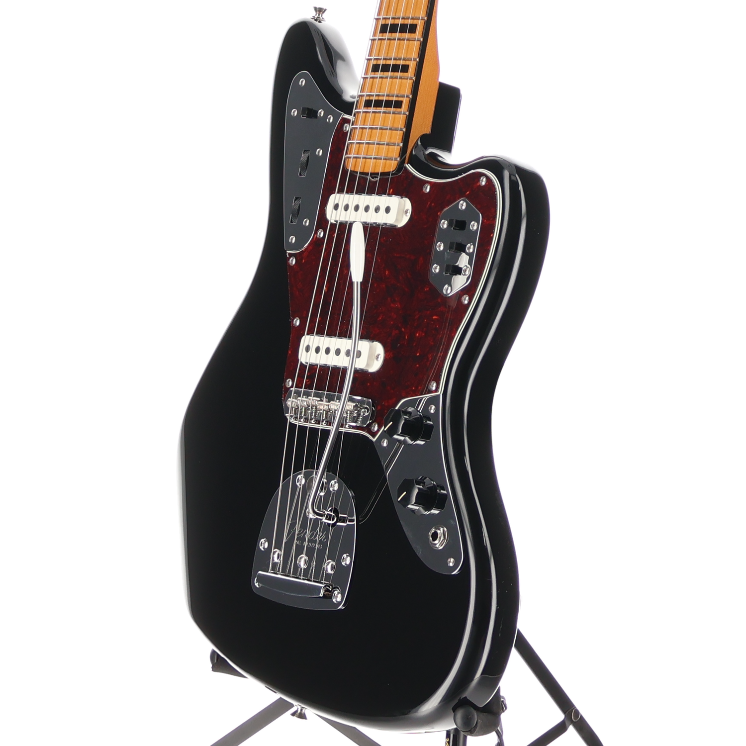 Fender Vintera II '70s Jaguar, Maple Fingerboard, Black (Y2) (71374)
