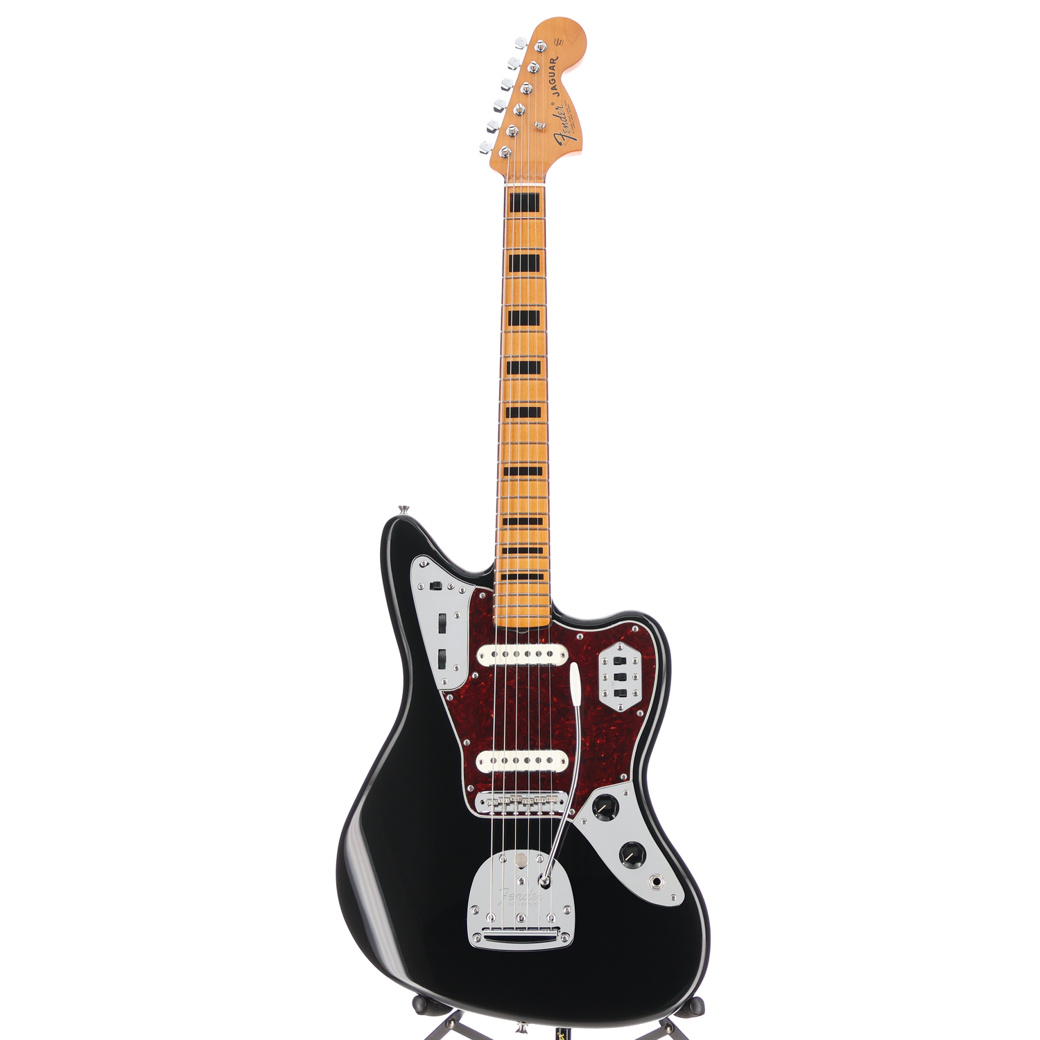 Fender Vintera II '70s Jaguar, Maple Fingerboard, Black (Y2) (71374)