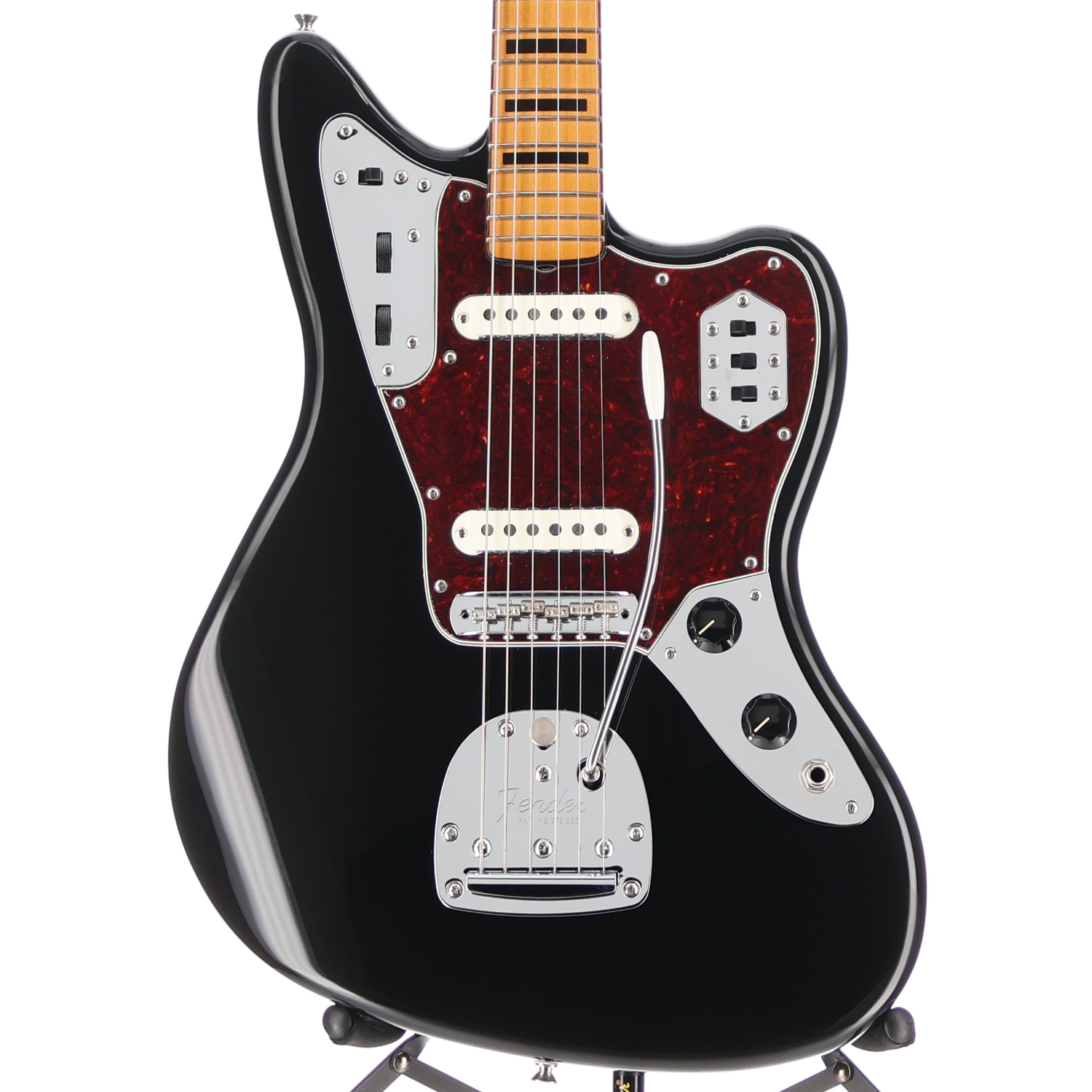 Fender Vintera II '70s Jaguar, Maple Fingerboard, Black (Y2) (71374)
