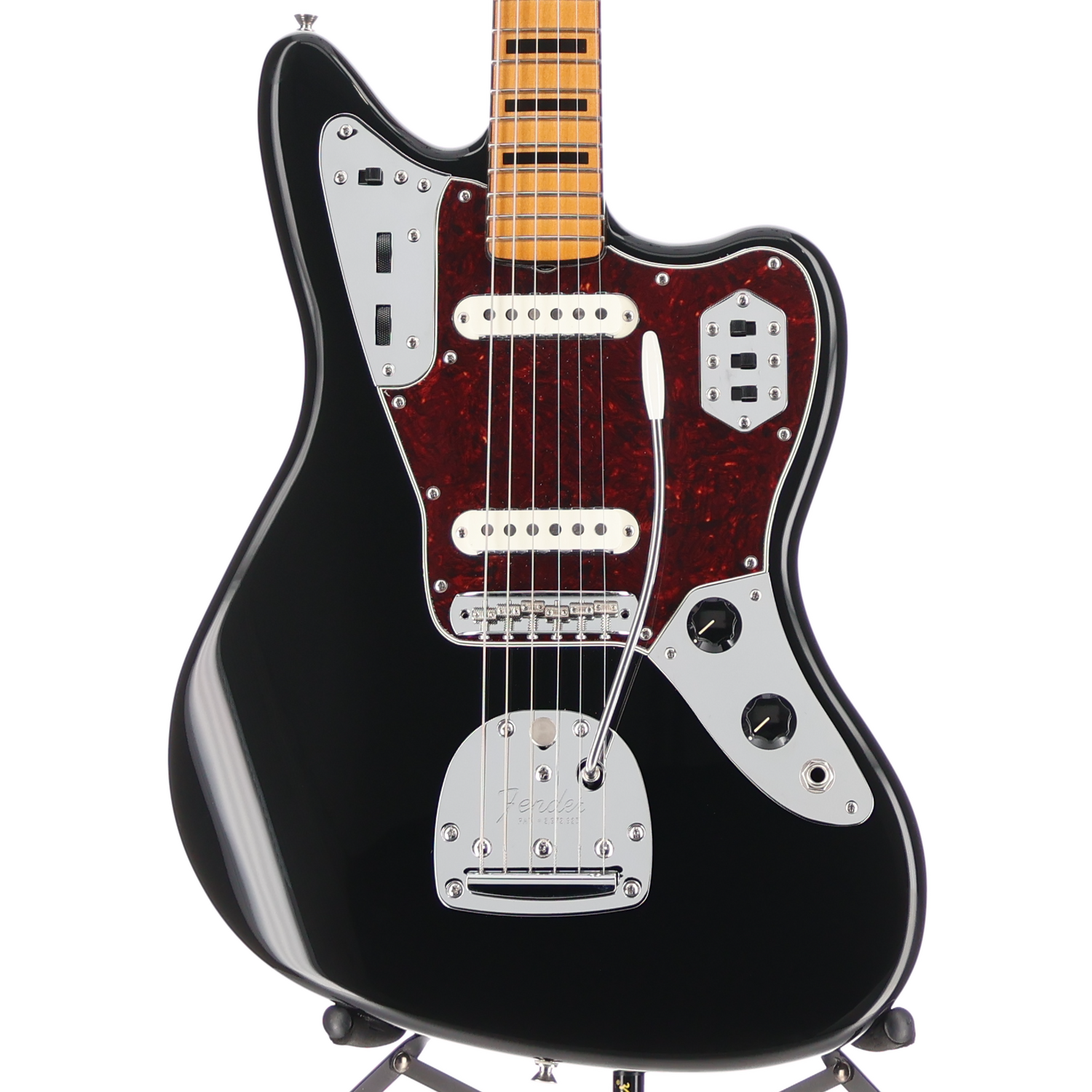 Fender Vintera II '70s Jaguar, Maple Fingerboard, Black (Y8) (77459)