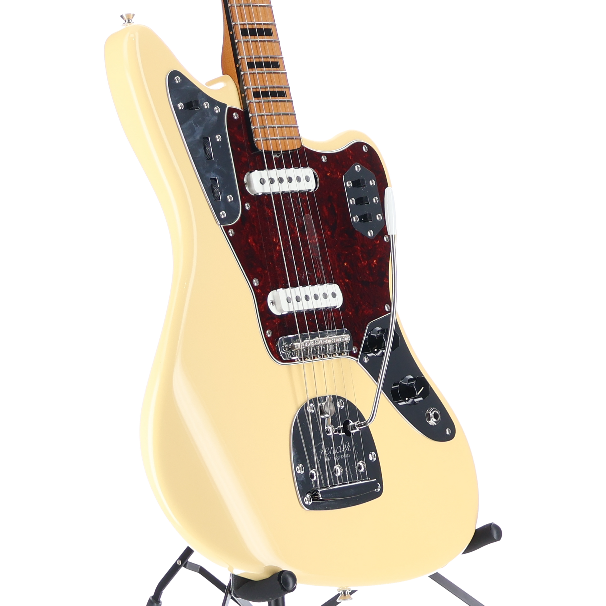 Fender Vintera II '70s Jaguar, Maple Fingerboard, Vintage White, Premium Setup (D12) (23918)