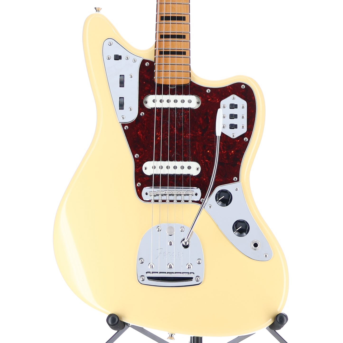 Fender Vintera II '70s Jaguar, Maple Fingerboard, Vintage White, Premium Setup (D12) (23918)