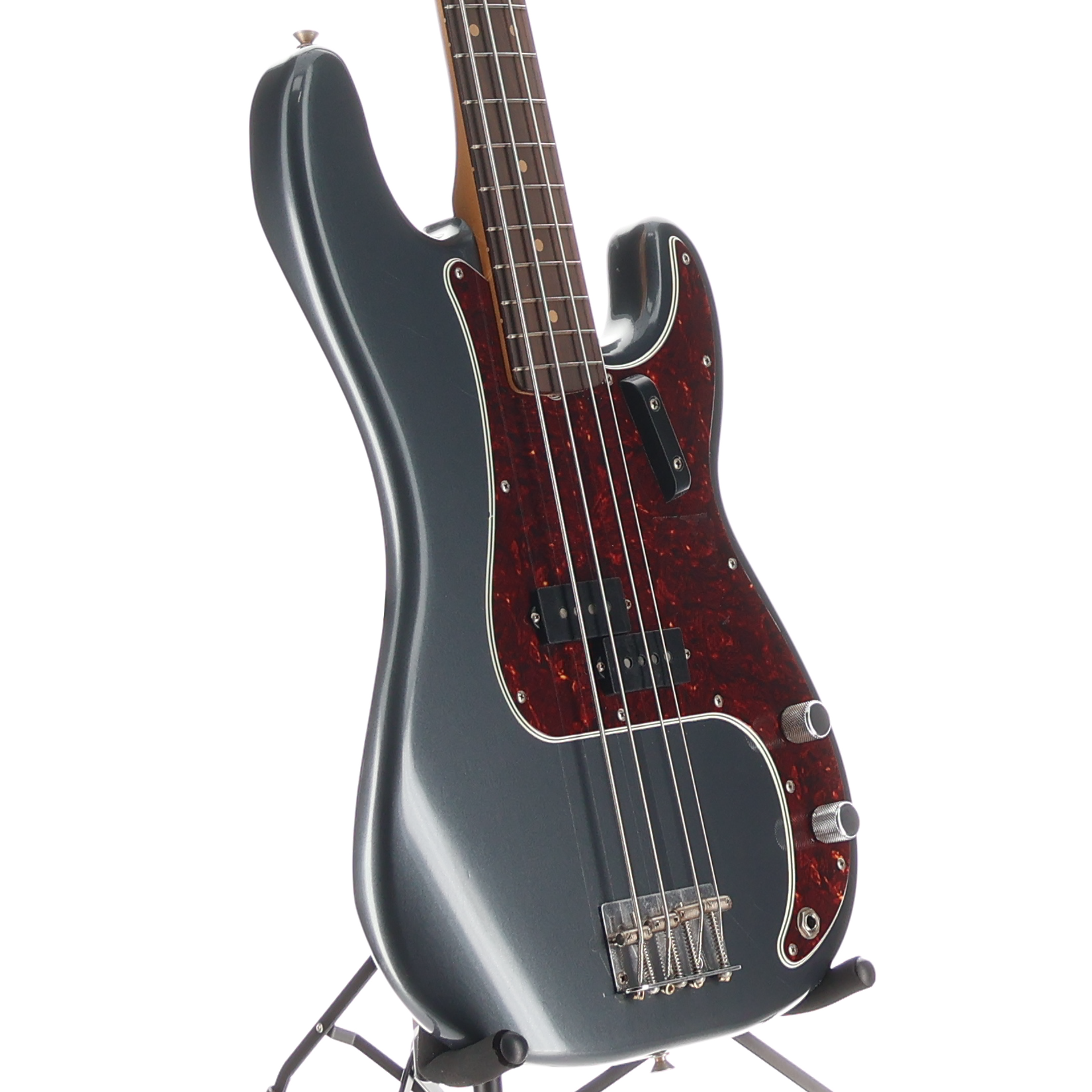 Fender Vintera® II Road Worn® '60s Precision Bass®, Rosewood Fingerboard, Charcoal Frost Metallic (D3) (54261)