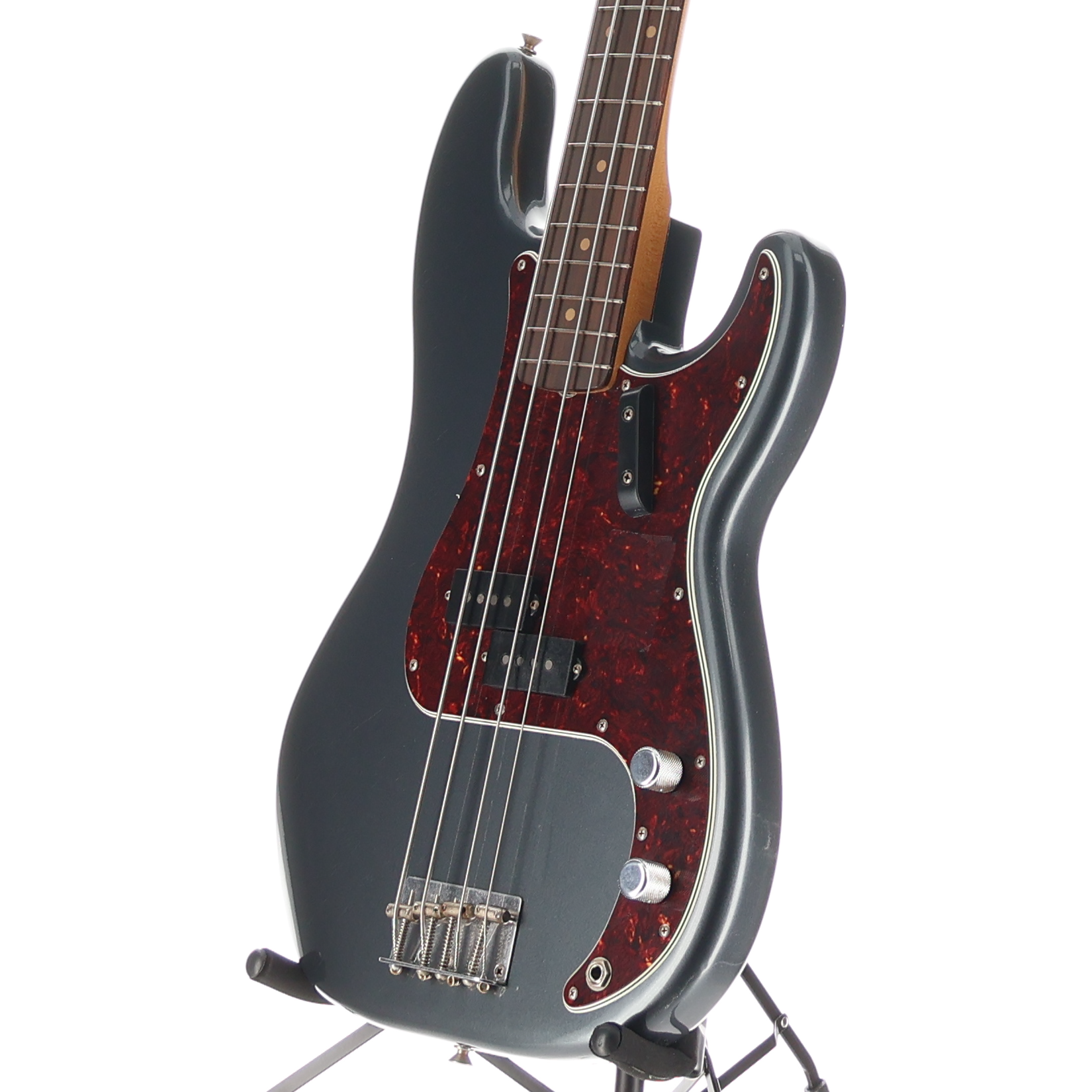 Fender Vintera® II Road Worn® '60s Precision Bass®, Rosewood Fingerboard, Charcoal Frost Metallic (D3) (54261)