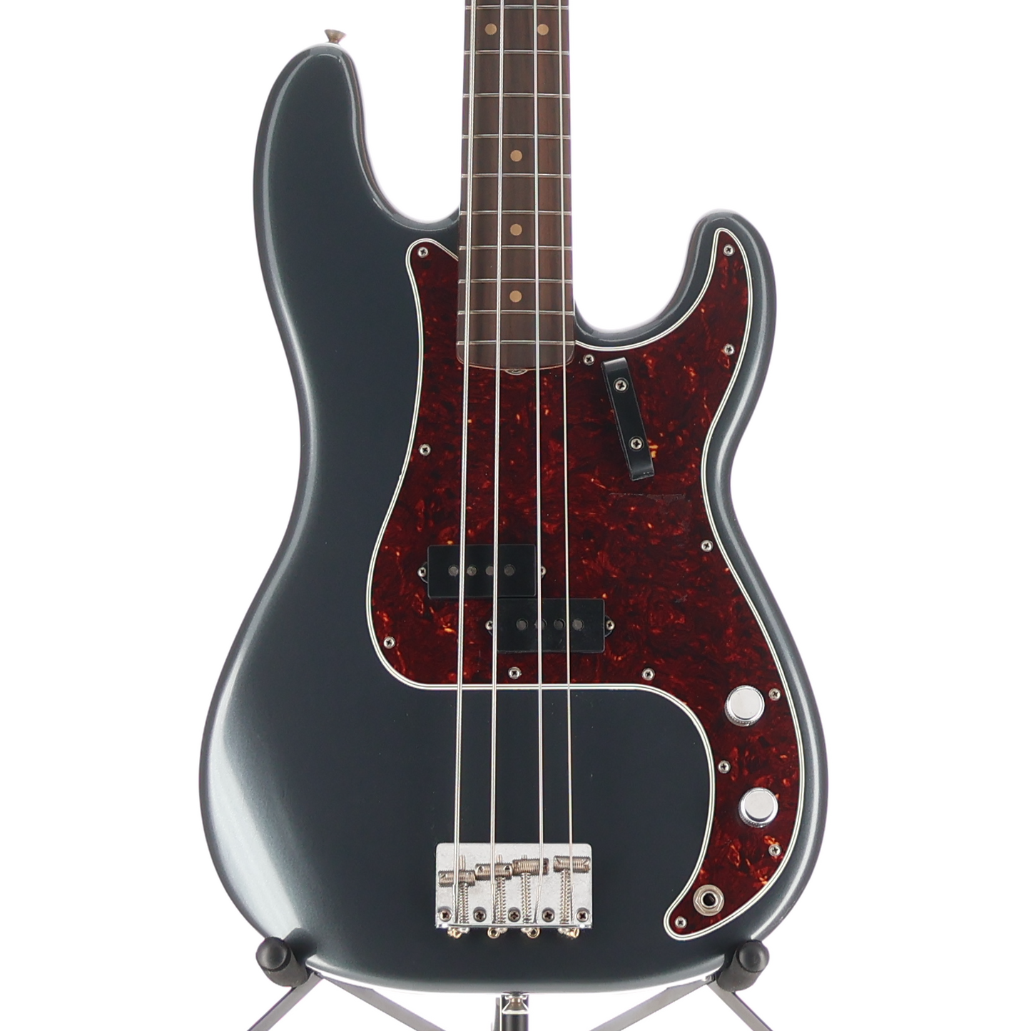 Fender Vintera® II Road Worn® '60s Precision Bass®, Rosewood Fingerboard, Charcoal Frost Metallic (D3) (54261)