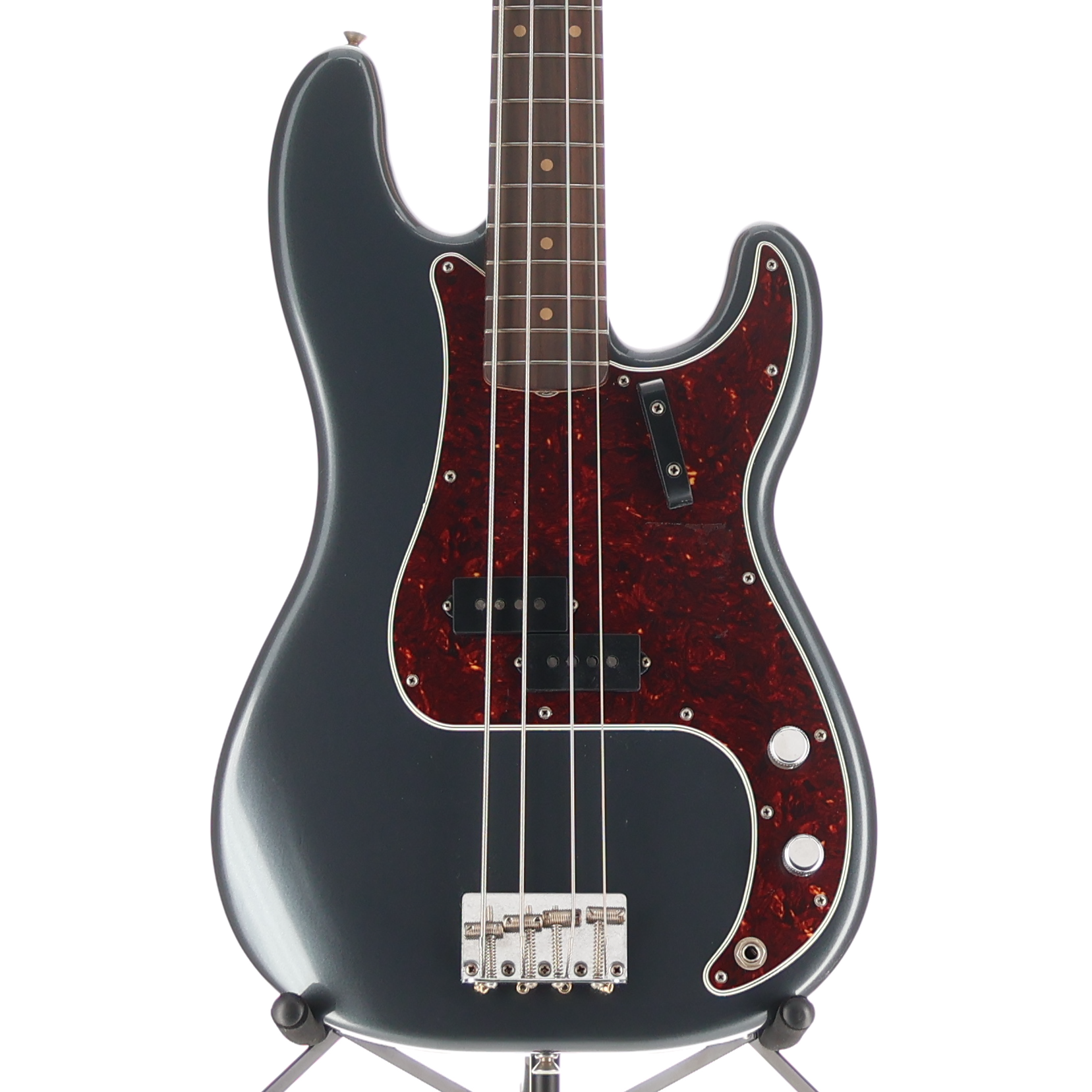 Fender Vintera® II Road Worn® '60s Precision Bass®, Rosewood Fingerboard, Charcoal Frost Metallic (D3) (54261)