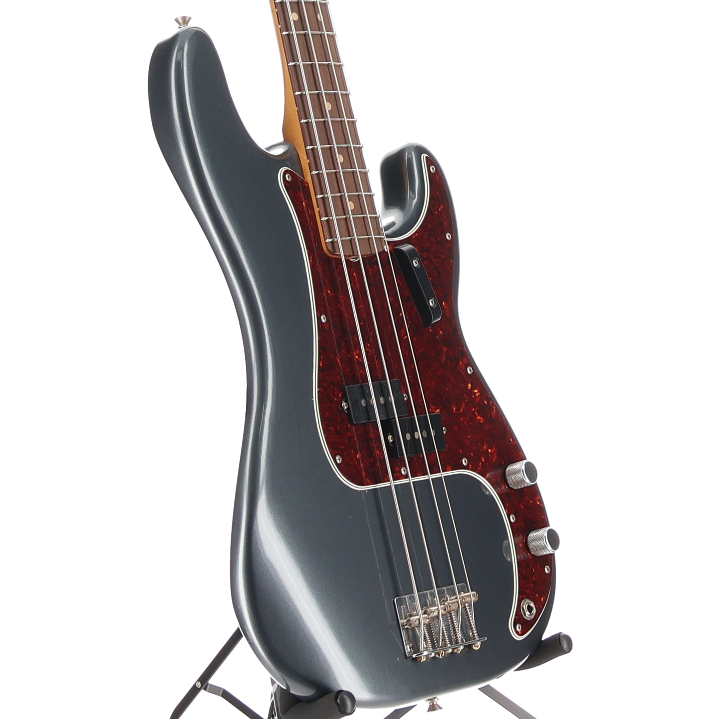Fender Vintera® II Road Worn® '60s Precision Bass®, Rosewood Fingerboard, Charcoal Frost Metallic (Y1) (54244)