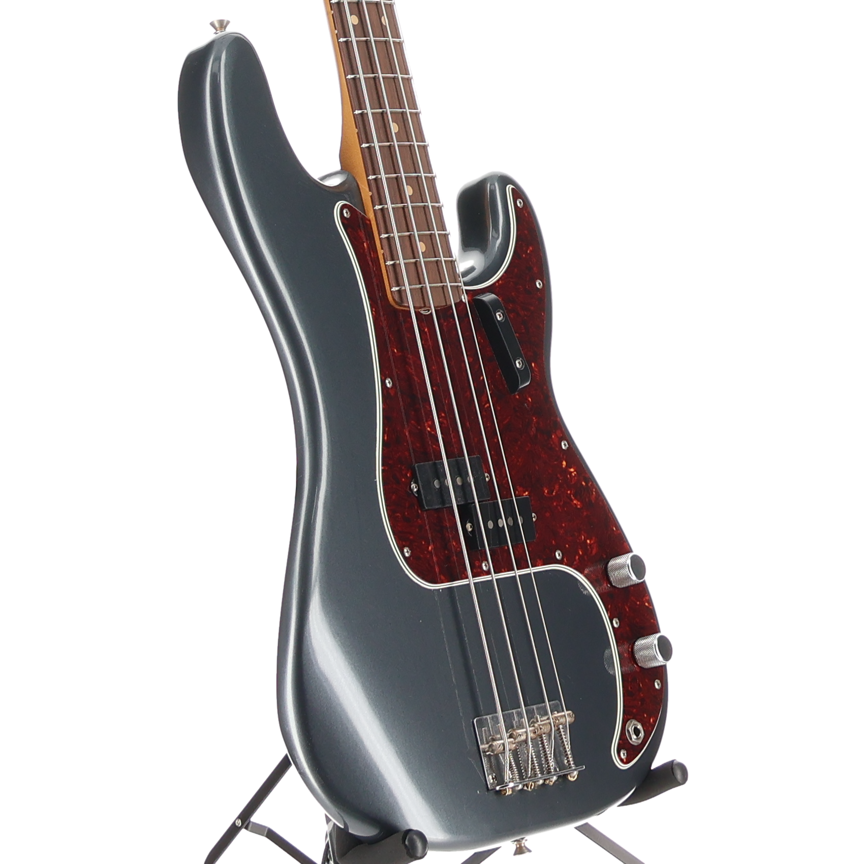 Fender Vintera® II Road Worn® '60s Precision Bass®, Rosewood Fingerboard, Charcoal Frost Metallic (Y1) (54244)
