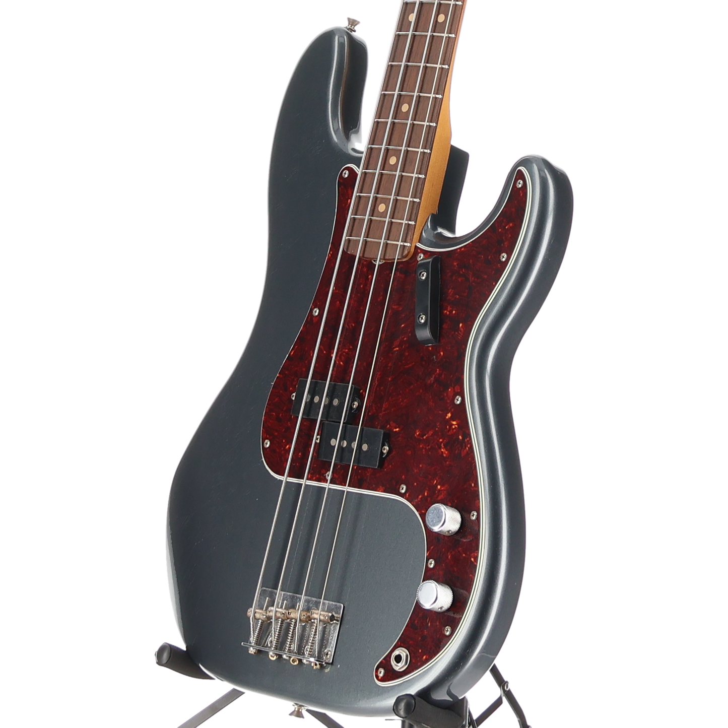 Fender Vintera® II Road Worn® '60s Precision Bass®, Rosewood Fingerboard, Charcoal Frost Metallic (Y1) (54244)