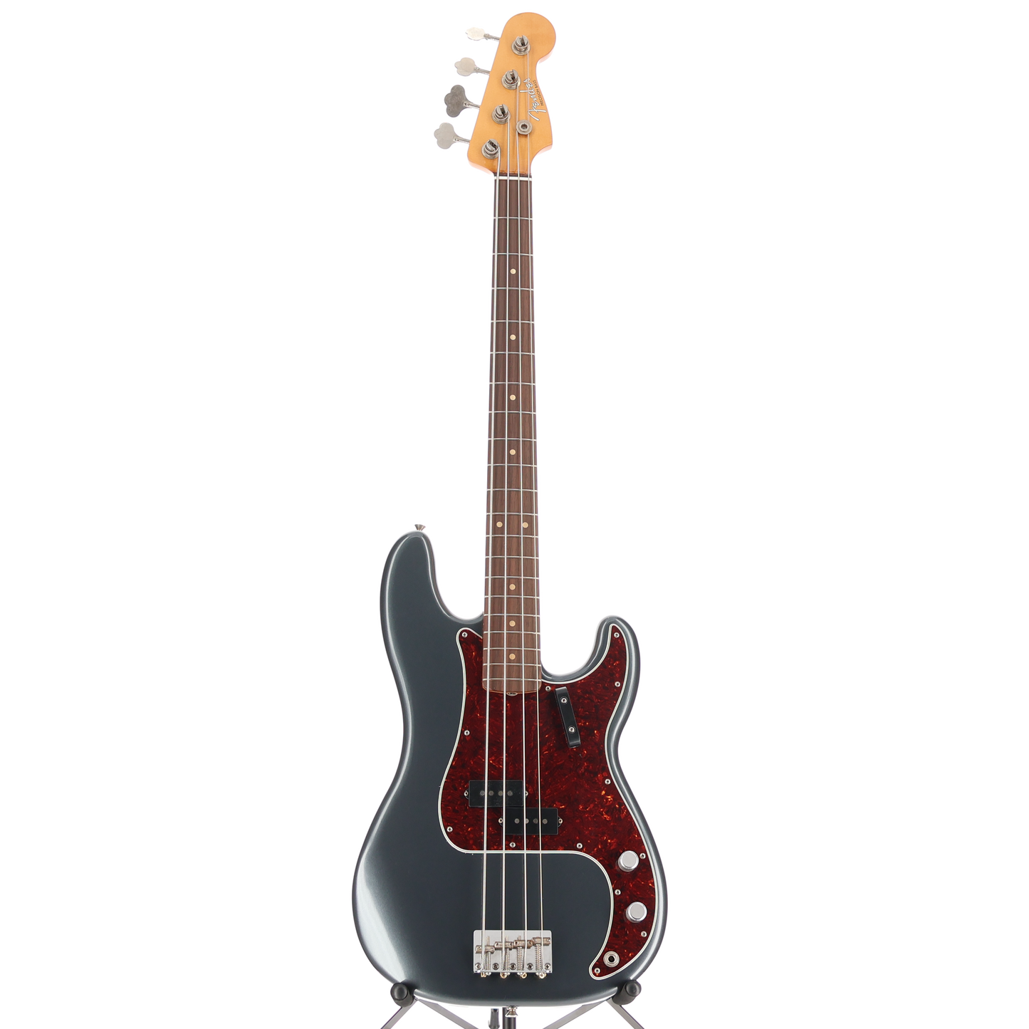 Fender Vintera® II Road Worn® '60s Precision Bass®, Rosewood Fingerboard, Charcoal Frost Metallic (Y1) (54244)