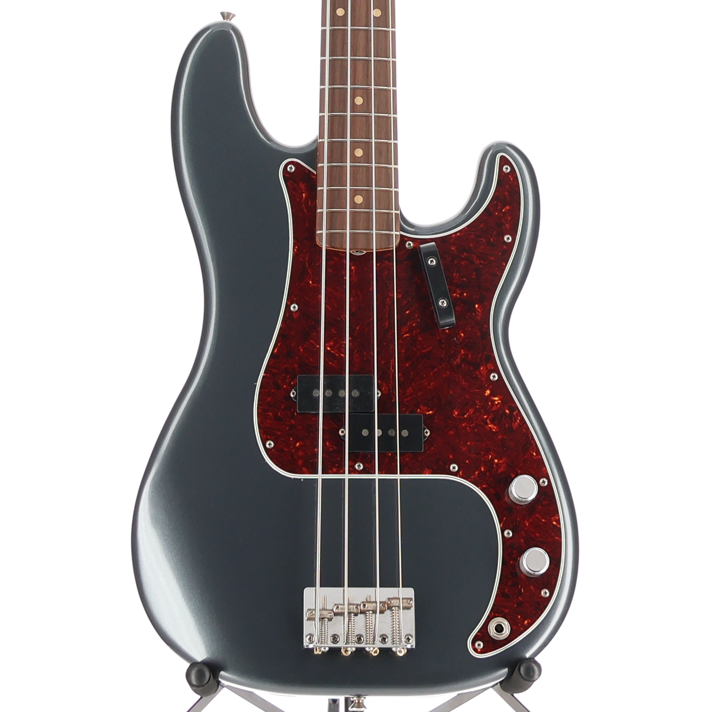 Fender Vintera® II Road Worn® '60s Precision Bass®, Rosewood Fingerboard, Charcoal Frost Metallic (Y1) (54244)