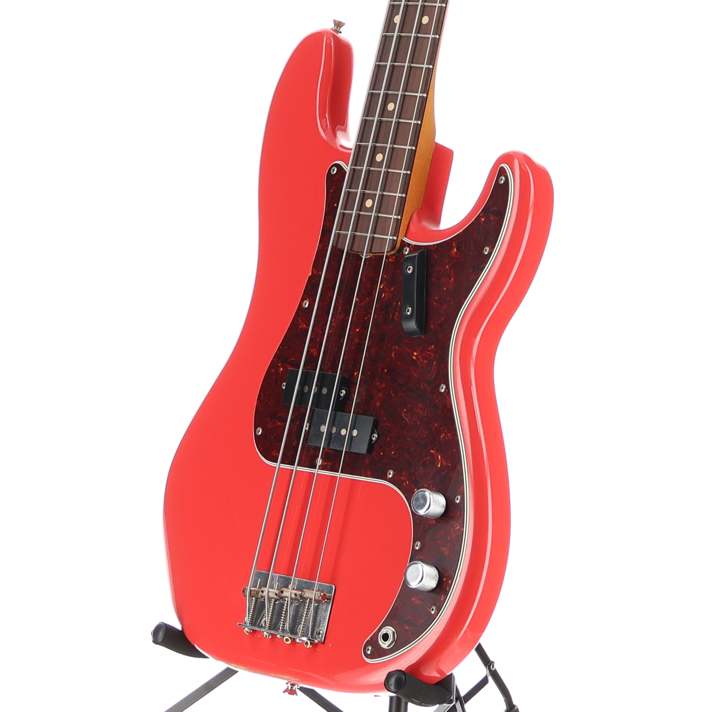 Fender Vintera® II Road Worn® '60s Precision Bass Rosewood Fingerboard Fiesta Red (C9) (51581)