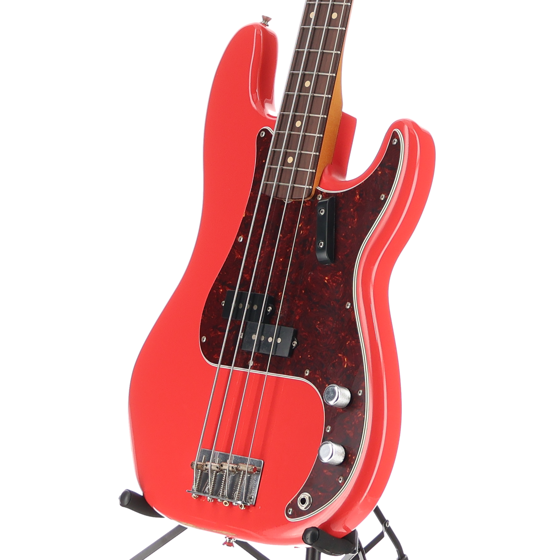 Fender Vintera® II Road Worn® '60s Precision Bass Rosewood Fingerboard Fiesta Red (C9) (51581)