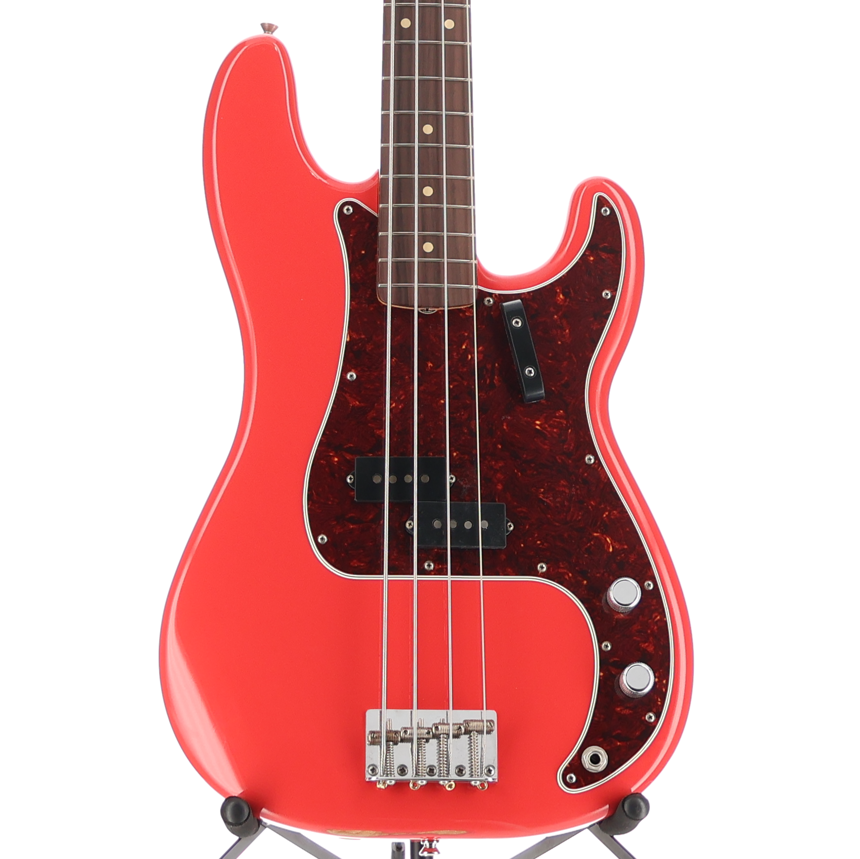 Fender Vintera® II Road Worn® '60s Precision Bass Rosewood Fingerboard Fiesta Red (C9) (51581)