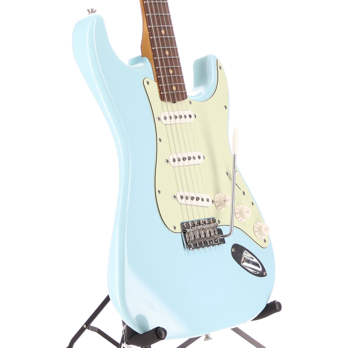 Fender Vintera® II Road Worn® '60s Stratocaster, Sonic Blue, Stage Ready (RC3) (14827)