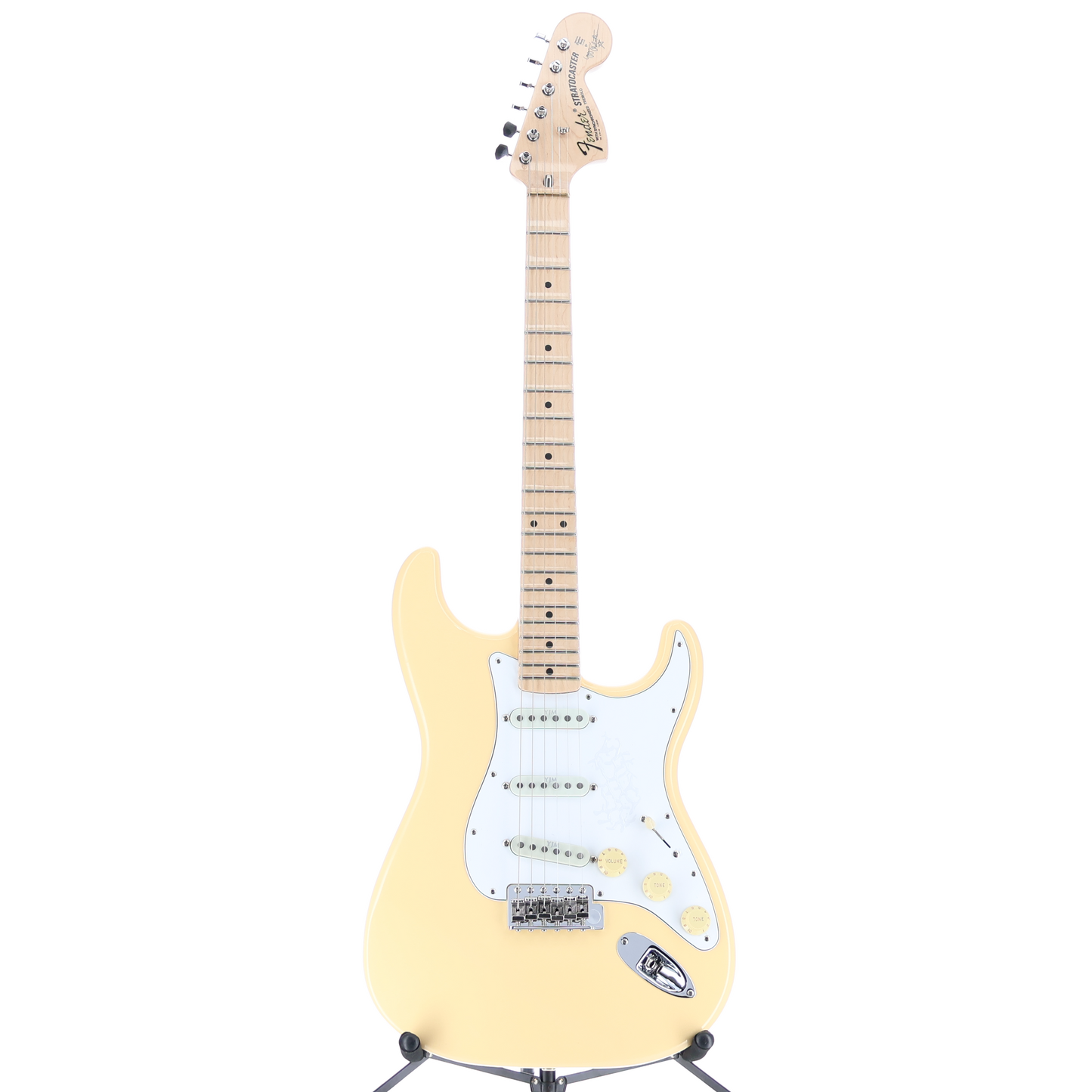 Fender Yngwie Malmsteen Signature Stratocaster Scalloped Maple Fingerboard - Vintage White (N13) (14249)