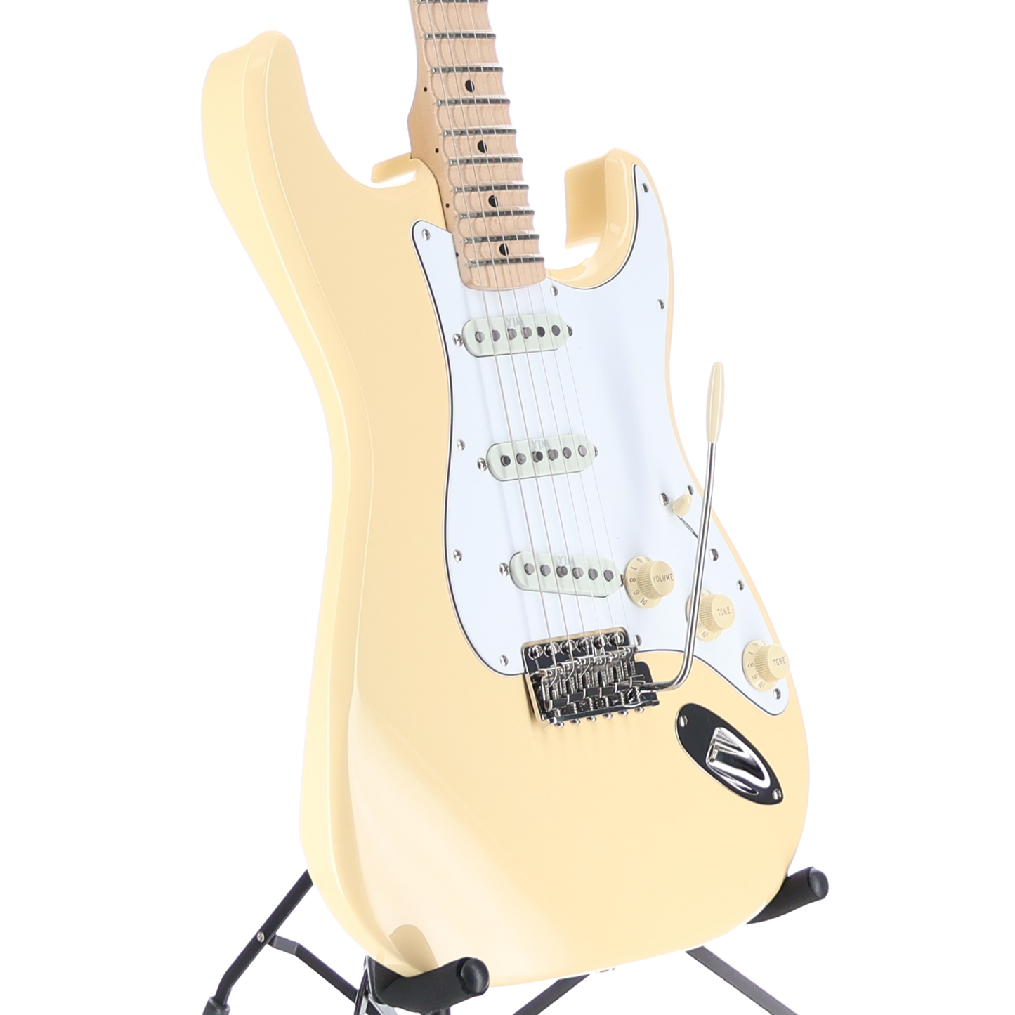 Fender Yngwie Malmsteen Stratocaster, Scalloped Maple Fingerboard, Vintage White (Y11) (05760)