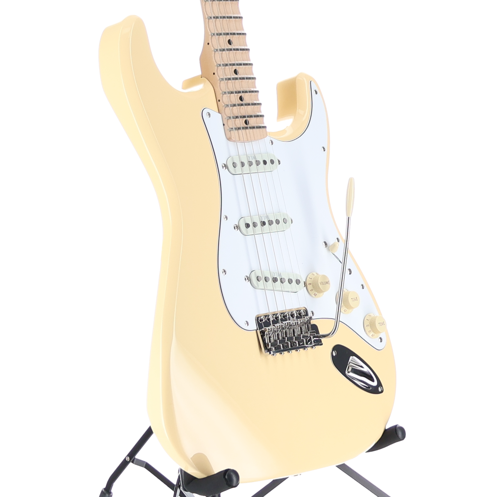 Fender Yngwie Malmsteen Stratocaster, Scalloped Maple Fingerboard, Vintage White (Y11) (05760)