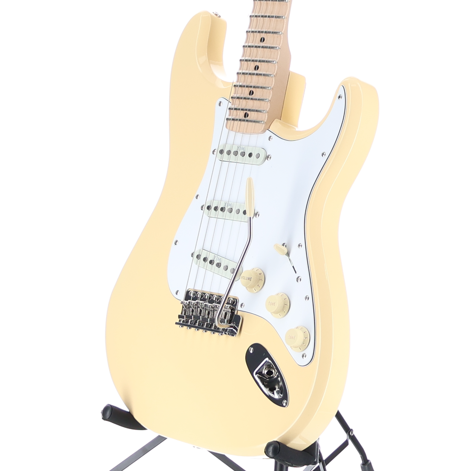 Fender Yngwie Malmsteen Stratocaster, Scalloped Maple Fingerboard, Vintage White (Y11) (05760)