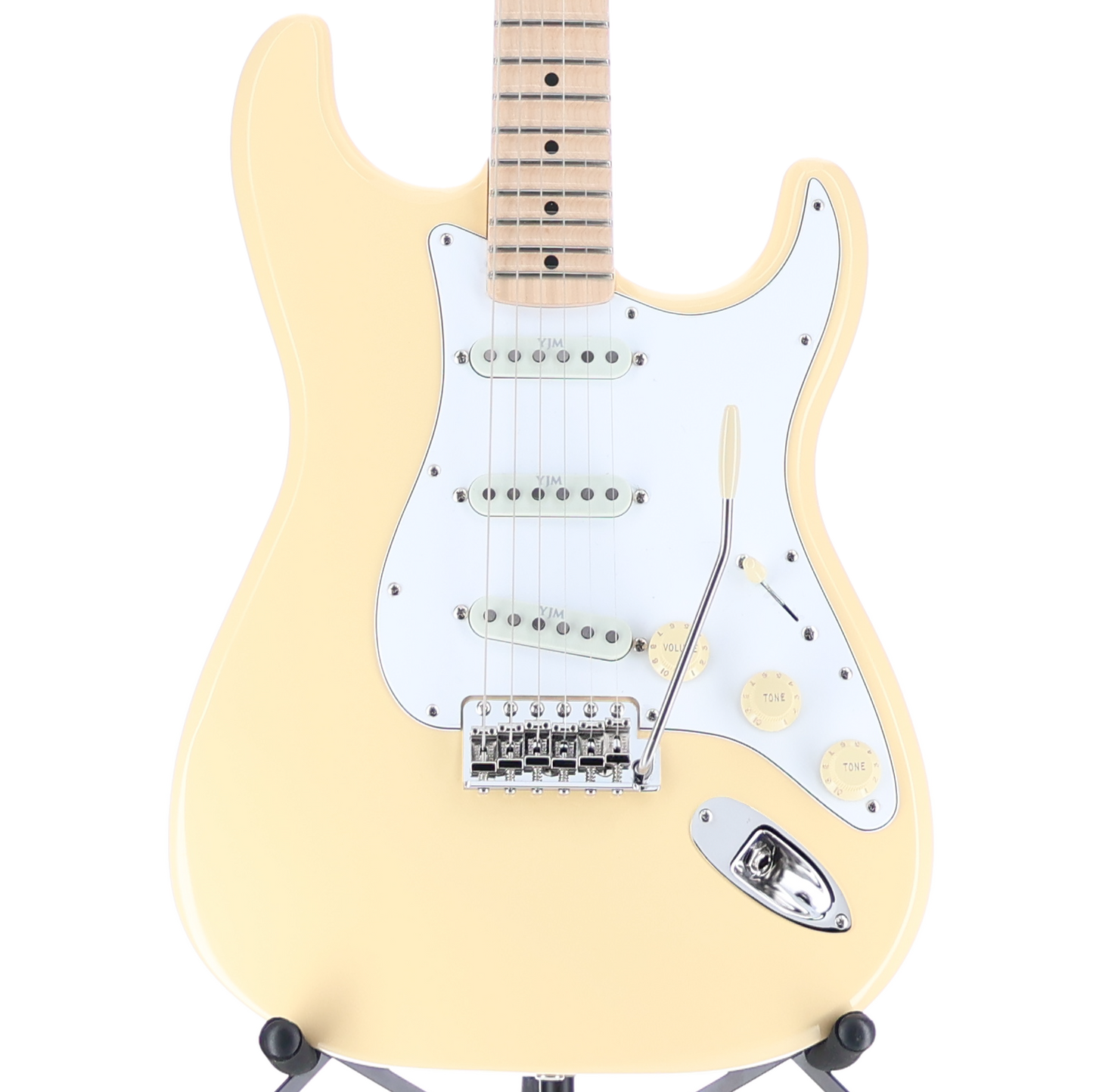 Fender Yngwie Malmsteen Stratocaster, Scalloped Maple Fingerboard, Vintage White (Y11) (05760)