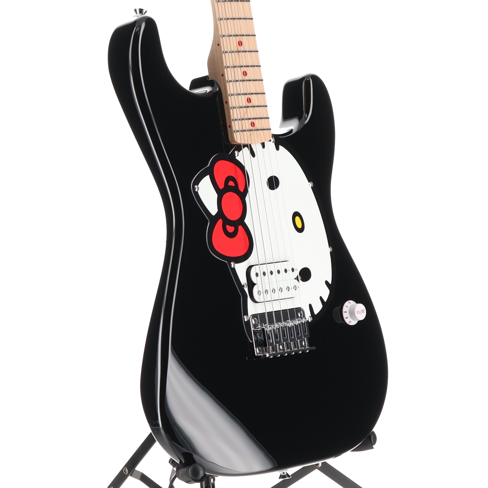 Fender x Hello Kitty Black Stratocaster (C12) (08257)