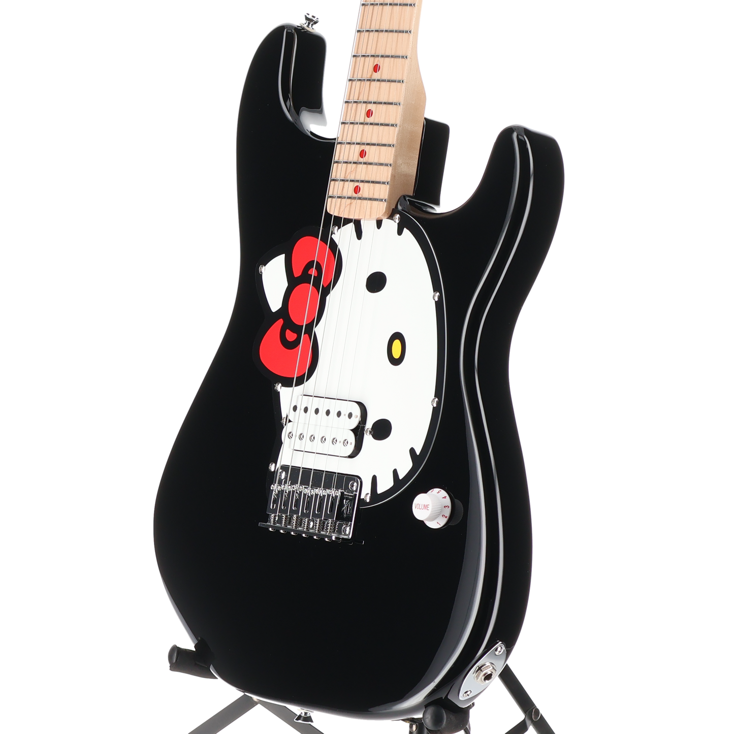 Fender x Hello Kitty Black Stratocaster (C12) (08257)
