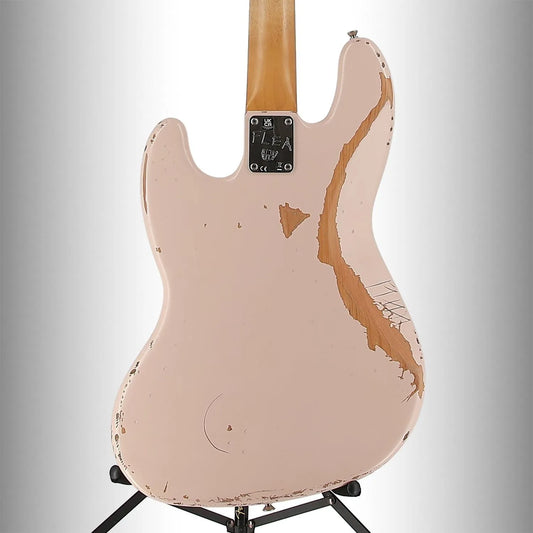 Flea Jazz Bass, Rosewood Fingerboard, Roadworn Shell Pink (B5) (21500)