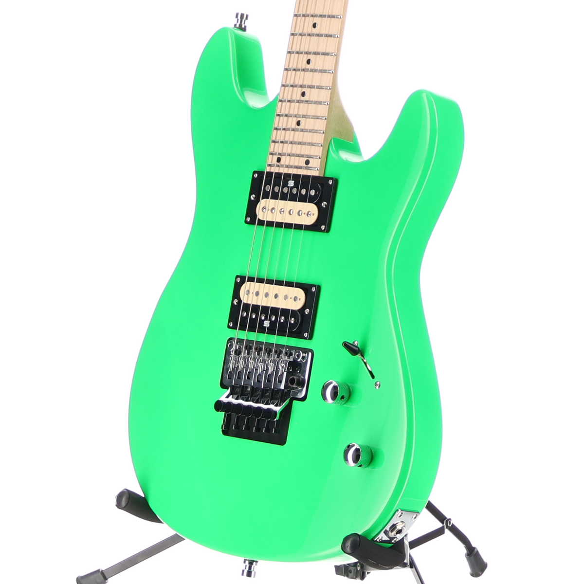 Framus Masterbuilt Custom Shop Diablo Progressive X - Solid "Day Glow" Green High Polish - 17-3700 (P1) (77817)