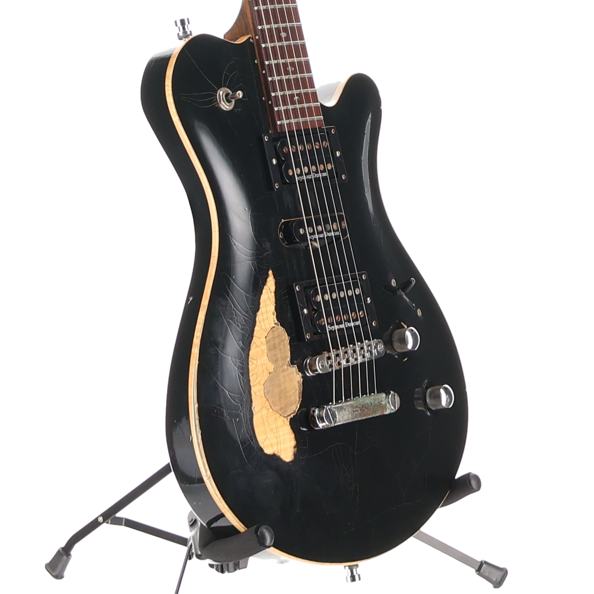 Framus Masterbuilt Custom Shop Panthera Studio - Heavy Relic Solid Black High Polish - 16-3092 (P1) (97116)