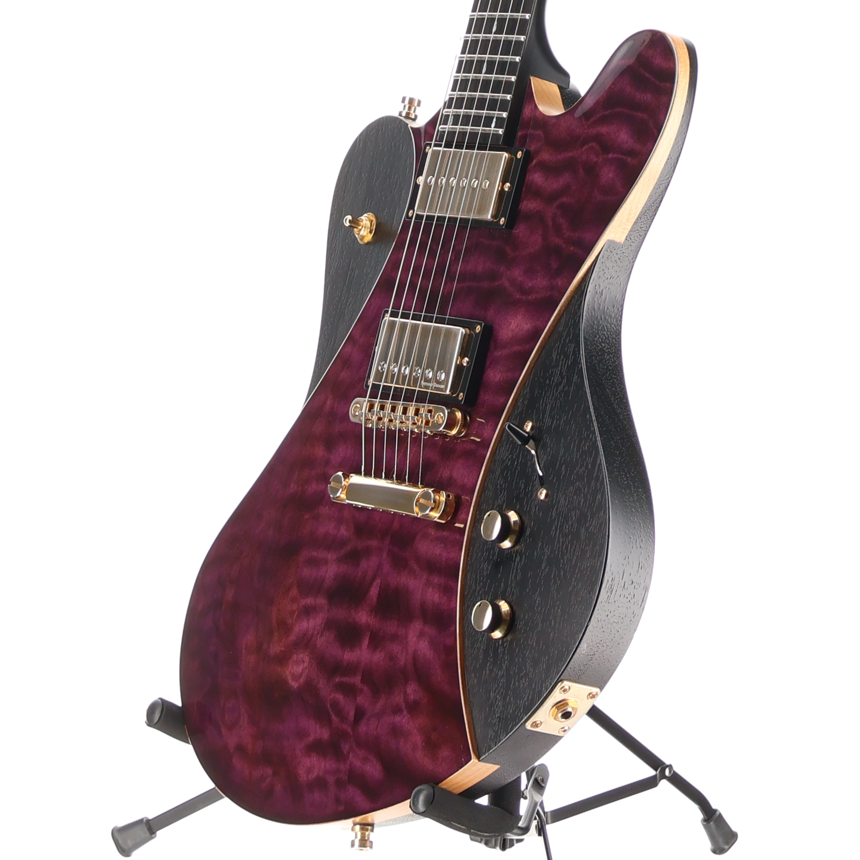 Framus Masterbuilt Stevie Salas Signature Idolmaker Electric Guitar Black Satin Back and Sides - 2014 (P1) (37914)
