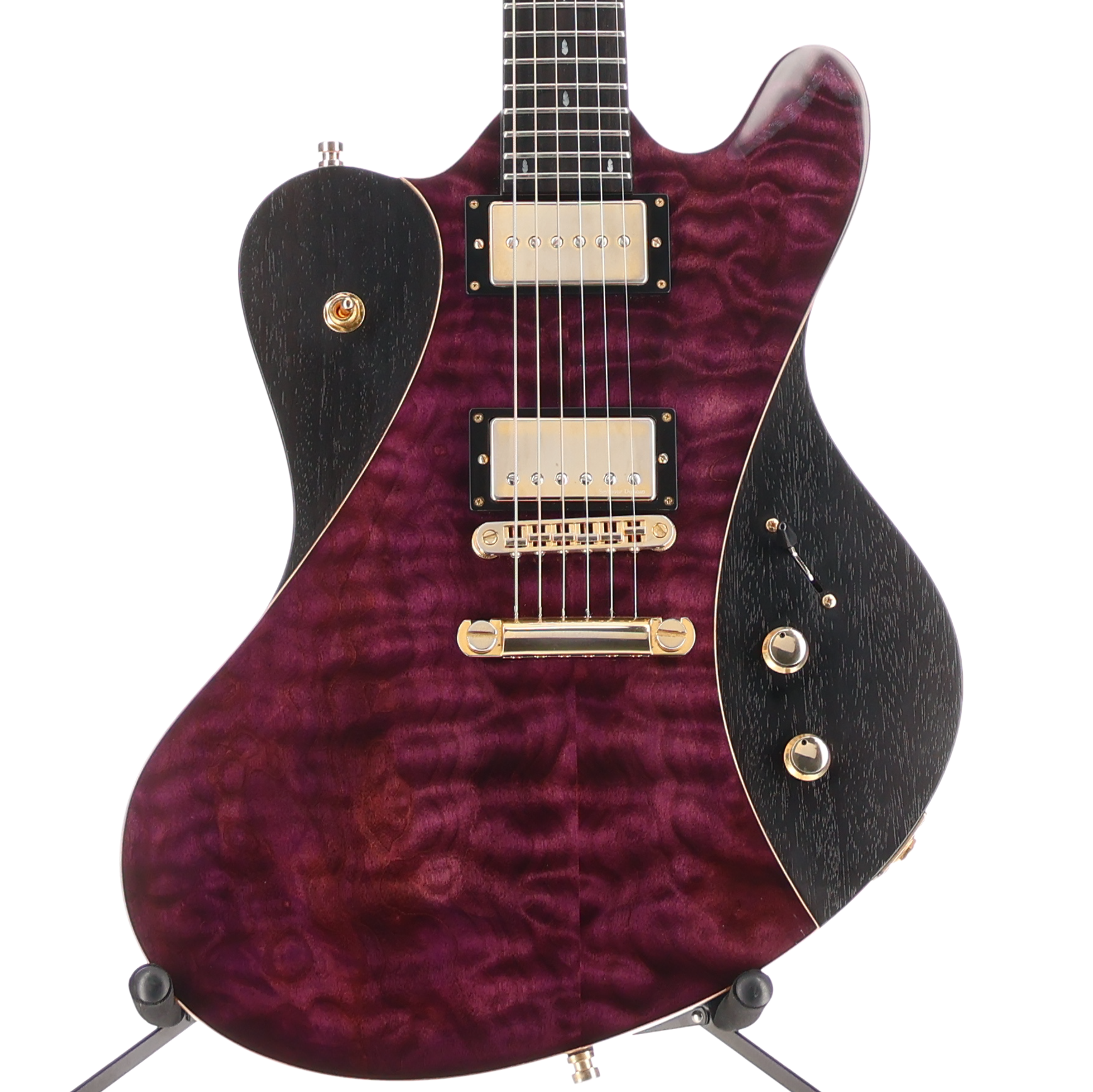 Framus Masterbuilt Stevie Salas Signature Idolmaker Electric Guitar Black Satin Back and Sides - 2014 (P1) (37914)