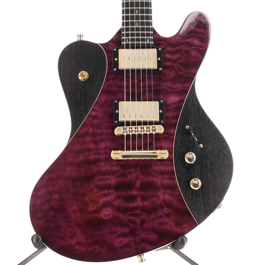 Framus Masterbuilt Stevie Salas Signature Idolmaker Electric Guitar Black Satin Back and Sides - 2014 (P1) (37914)