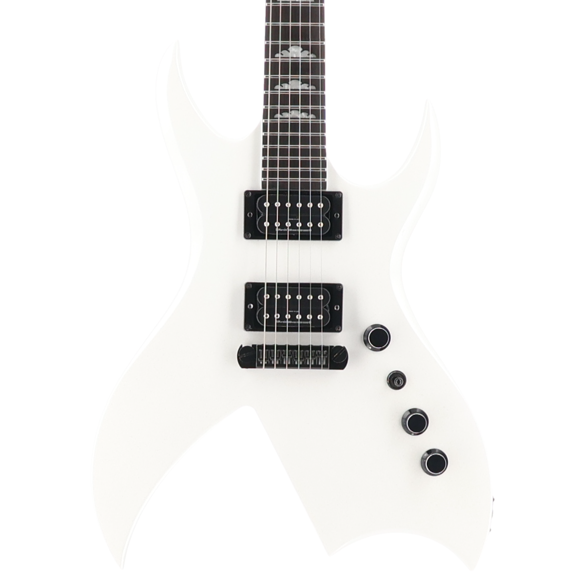 BC Rich B Legacy 2023 Nyatoh Body Maple Neck, Ebony - Pearl White (SR) (40203)