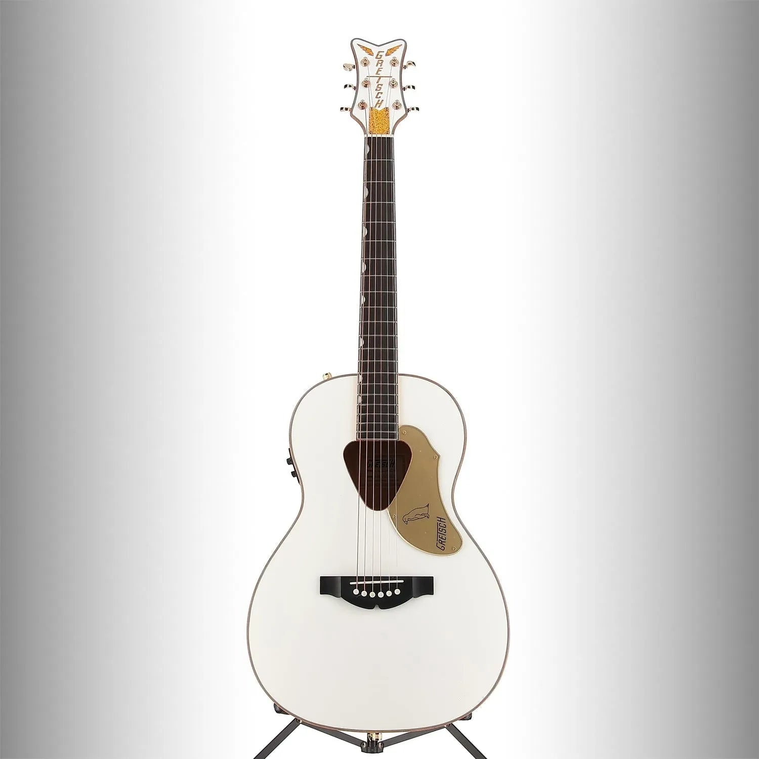 G5021WPE Rancher Penguin Parlor Acoustic/Electric, Fishman Pickup System, White (A11) (00277)