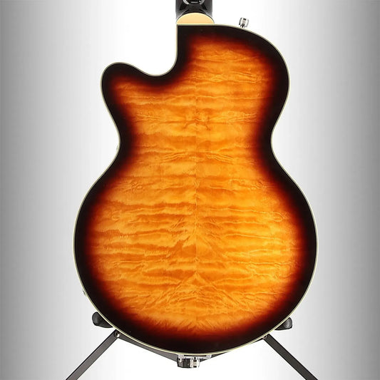 G5655T-QM Electromatic Center Block Jr. Single-Cut Quilted Maple with Bigsby, Sweet Tea (SR) (30038)