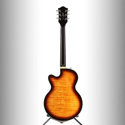 G5655T-QM Electromatic Center Block Jr. Single-Cut Quilted Maple with Bigsby, Sweet Tea (SR) (30038)