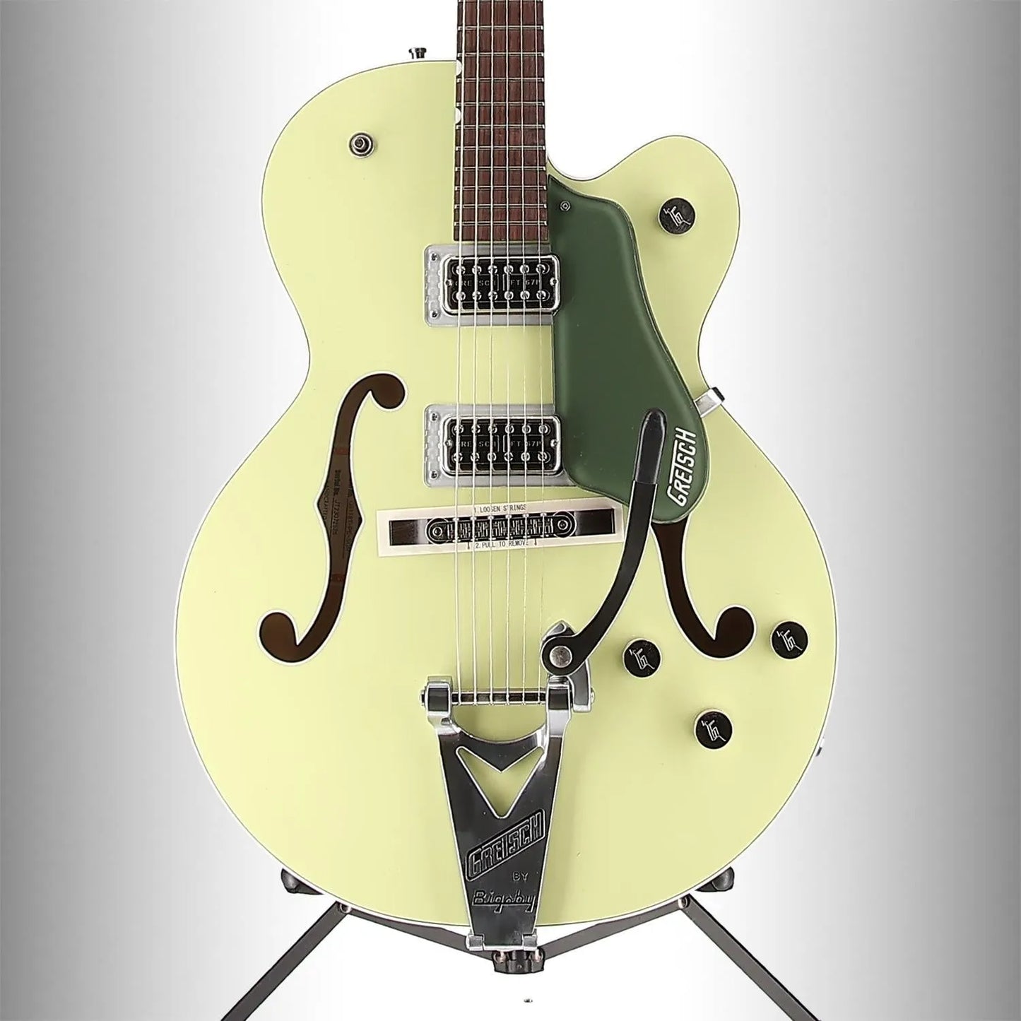 G6118T Players Edition Anniversary Hollow Body with String-Thru Bigsby, Rosewood Fingerboard, Two-Tone Smoke Green (P2) (72523)